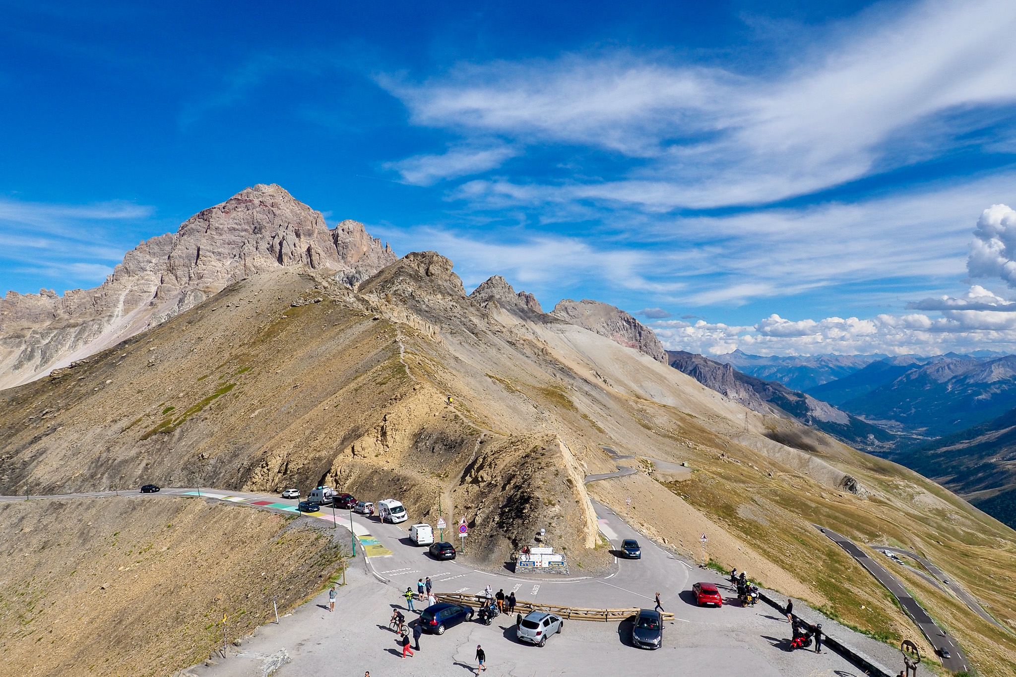 Vue sur Col du Galibier