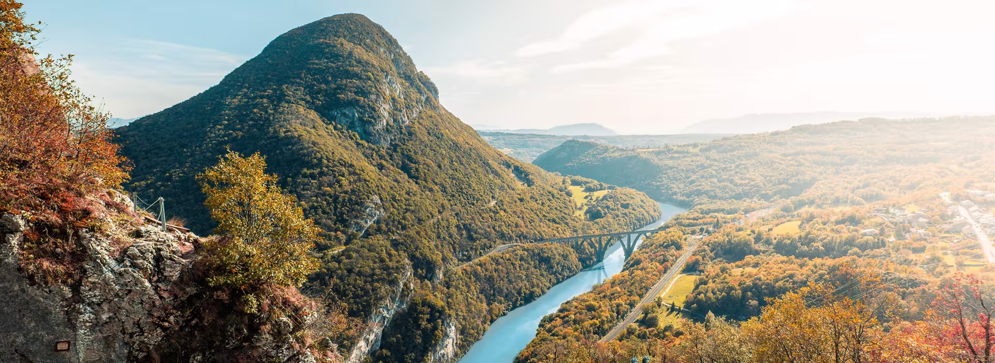 Paysages d'automne dans le massif du Vuache