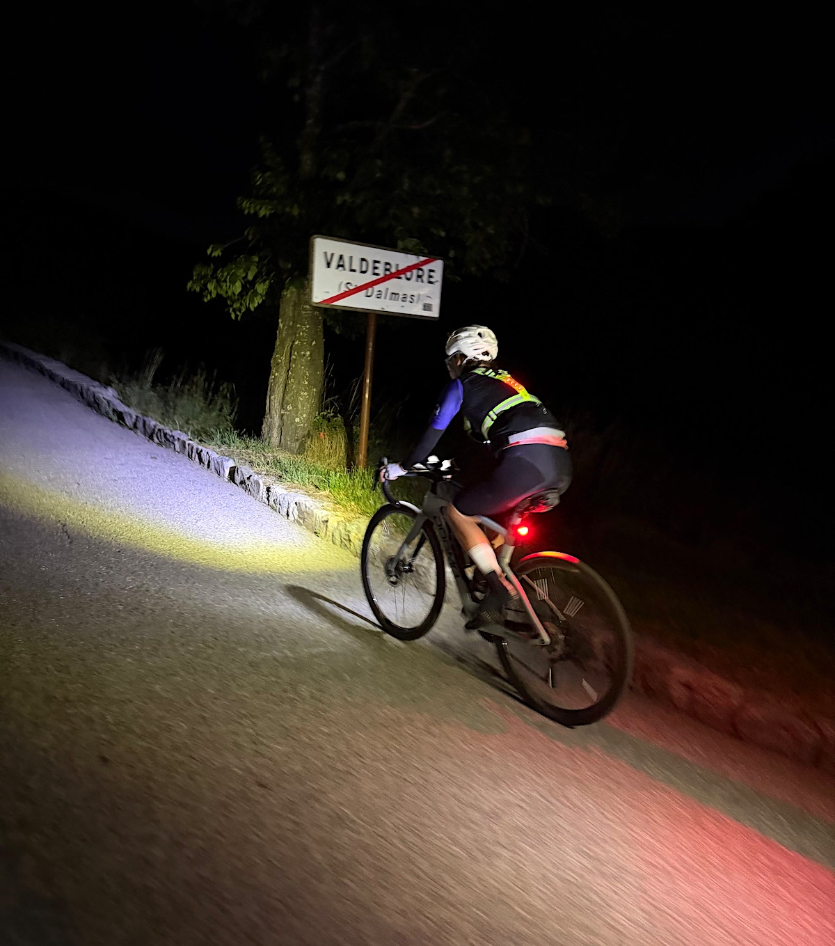 Nouveau départ dans la nuit vers la Vésubie