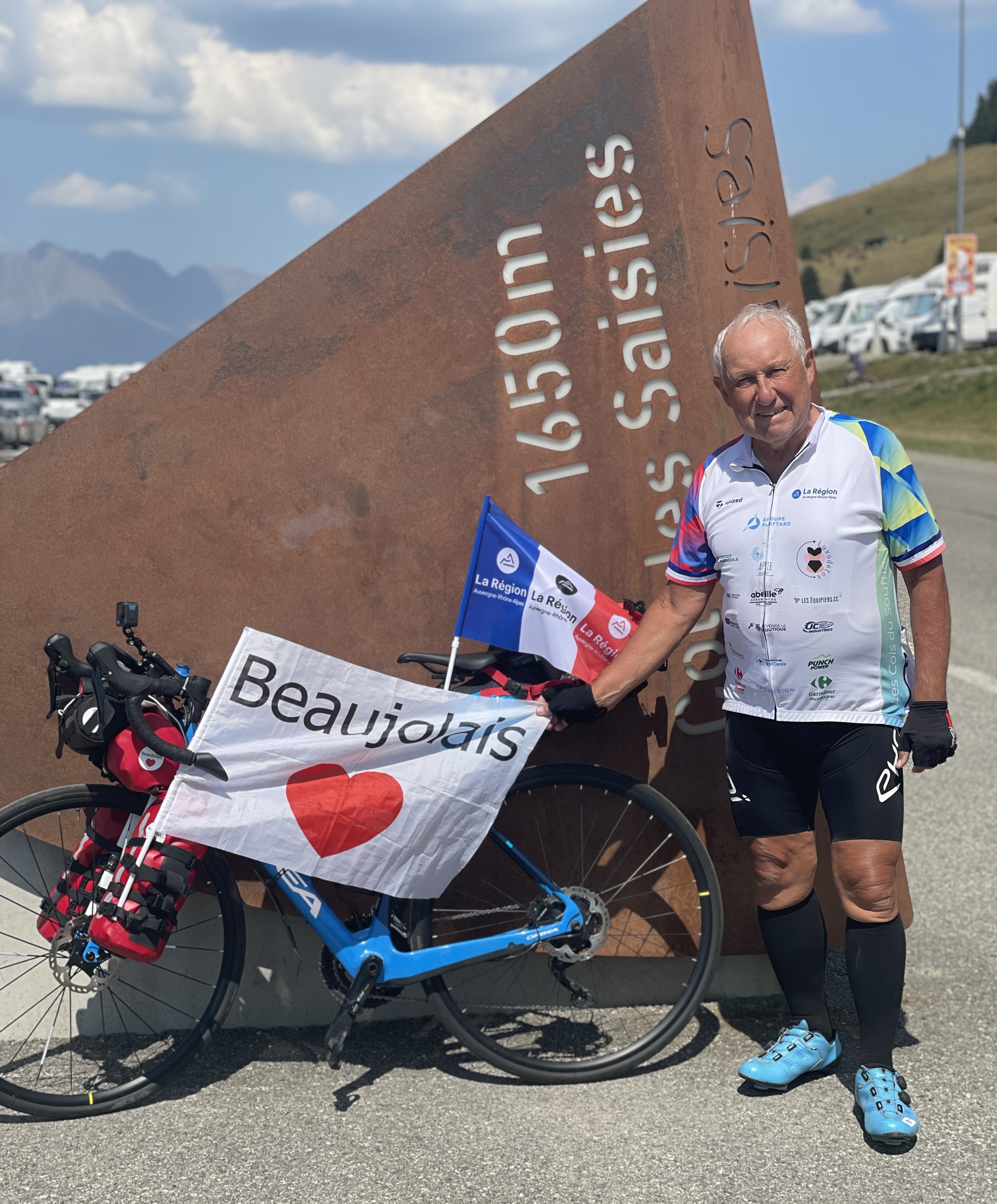 Papy Robert au col des Saisies