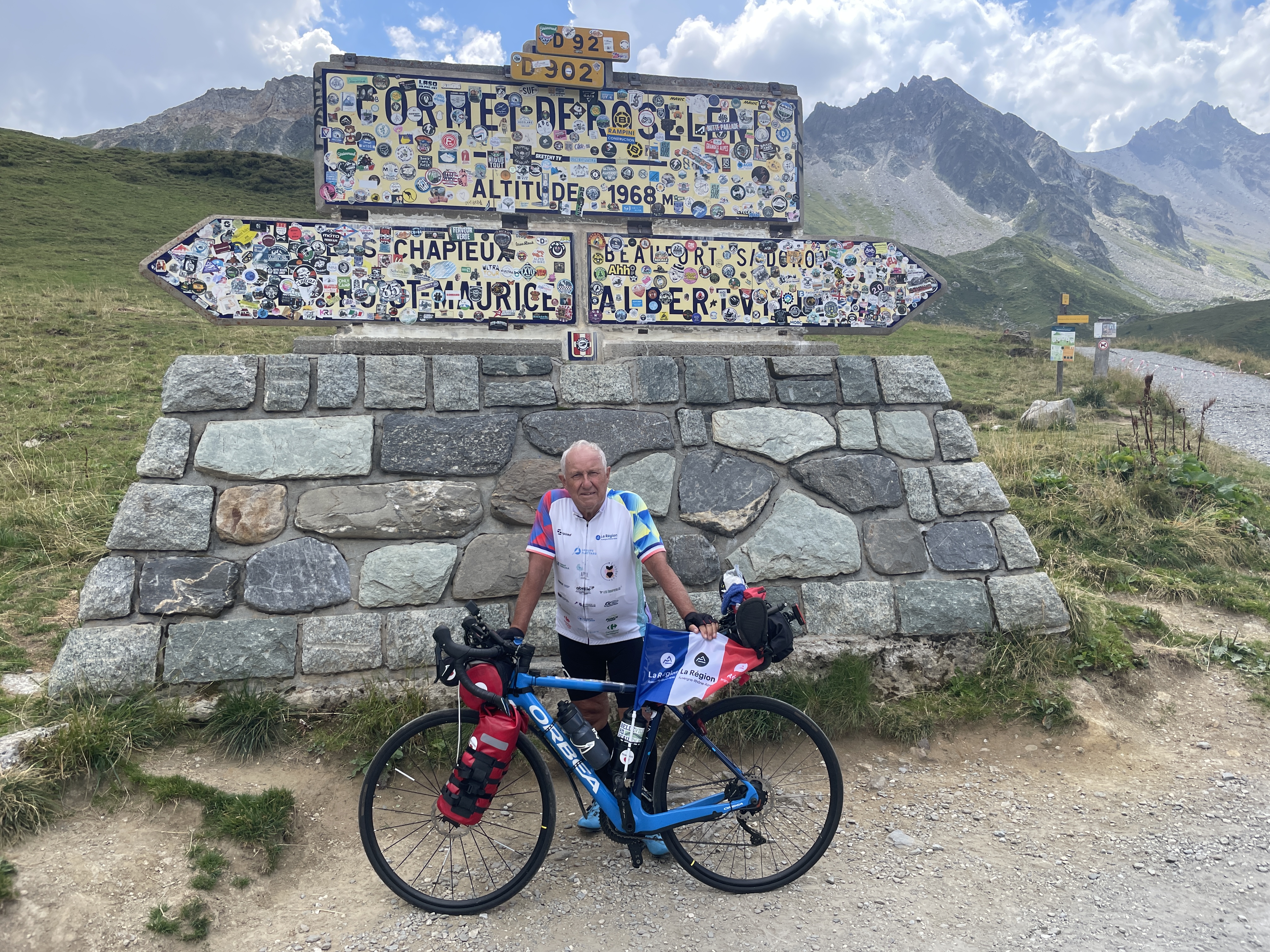 Papy Robert au Cormet de Roselend