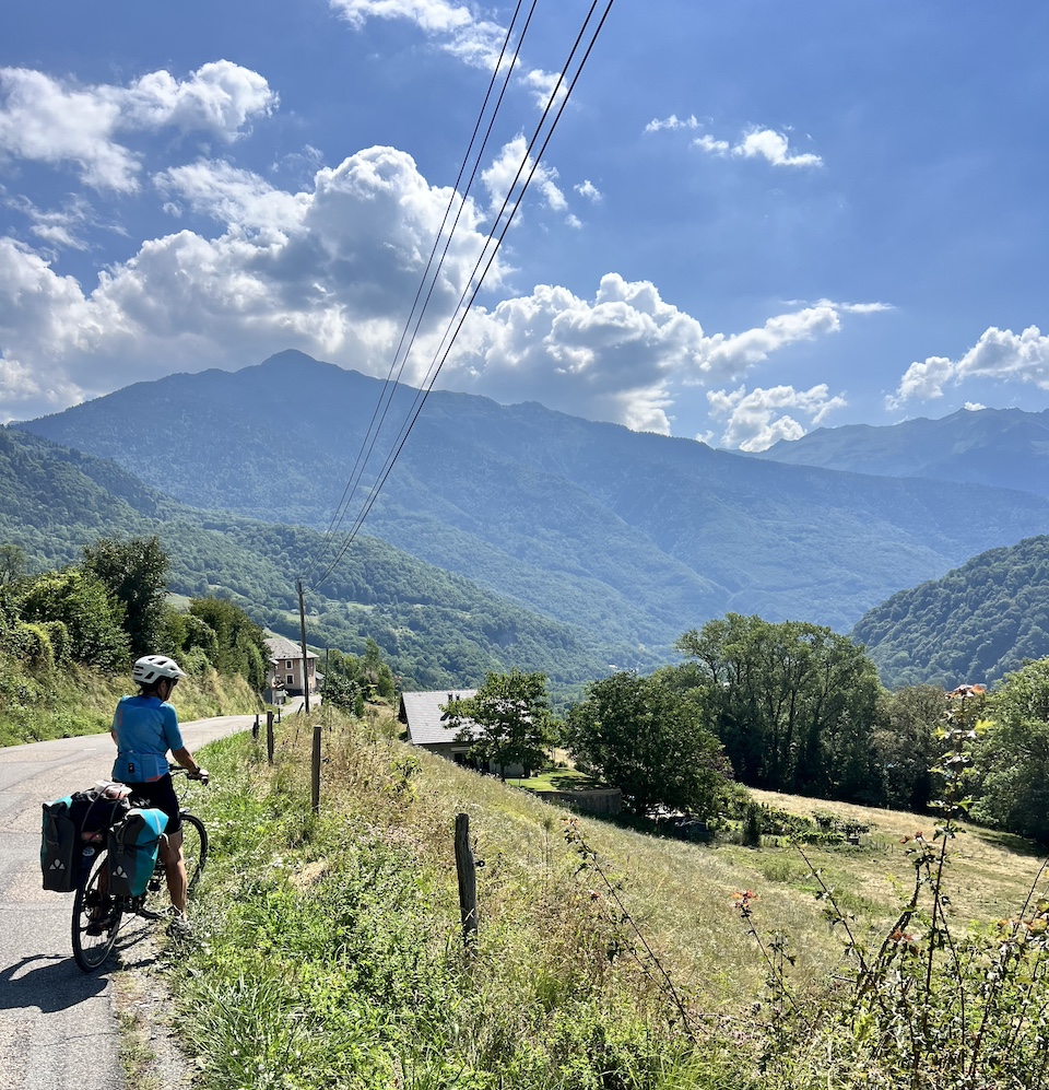 Voyage à vélo électrique dans les Alpes
