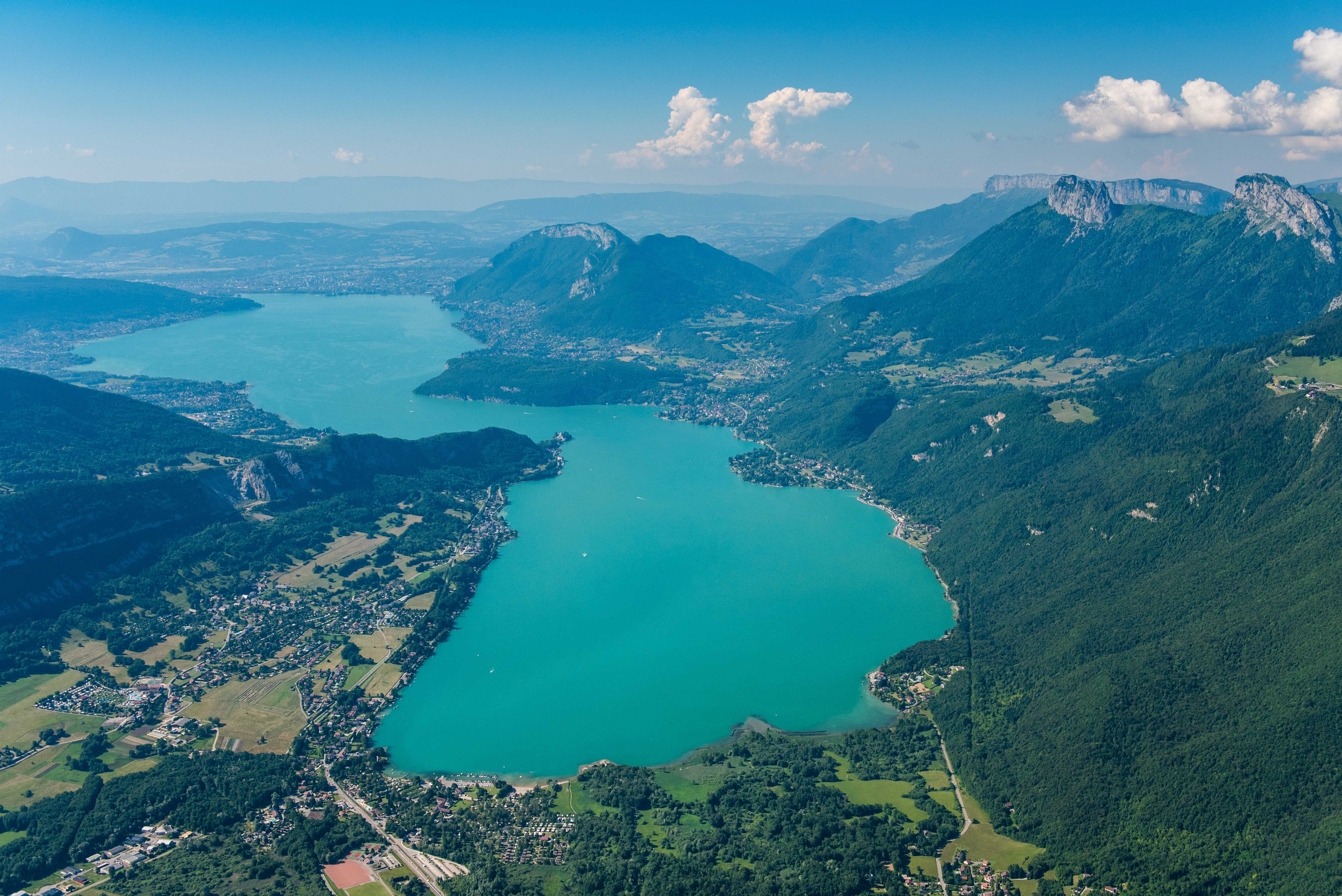 Vue du lac annecy