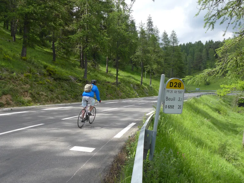 Au départ de Valberg vers le Col de la Couillole