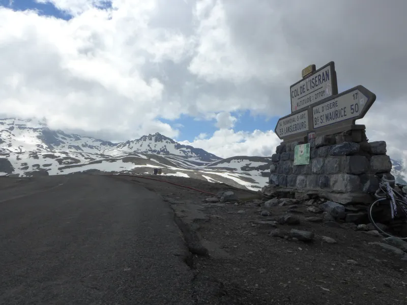 Au sommet de l'Iseran