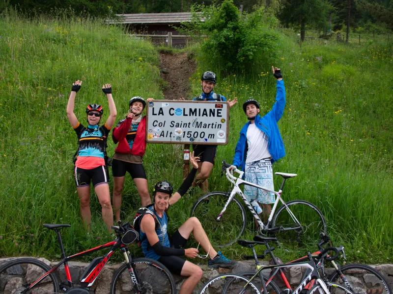 Célébration au passage du col Saint-Martin