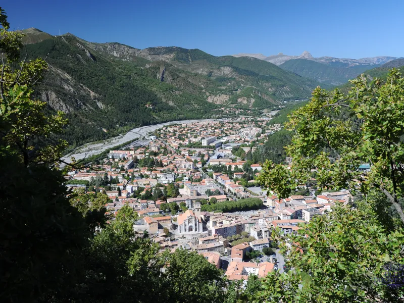 Vue sur Digne-les-Bains