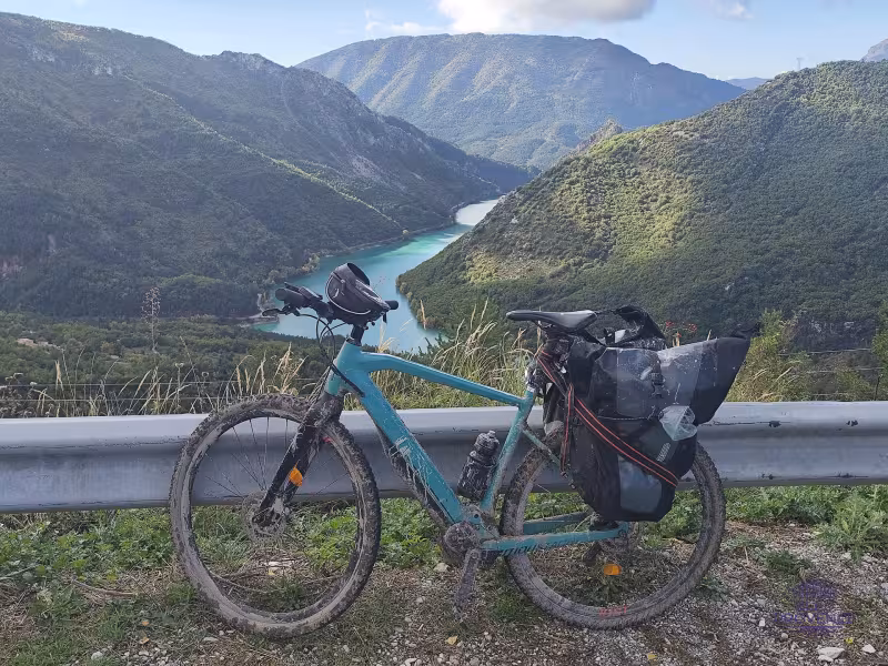 Vue sur le Barrage de Chaudanne