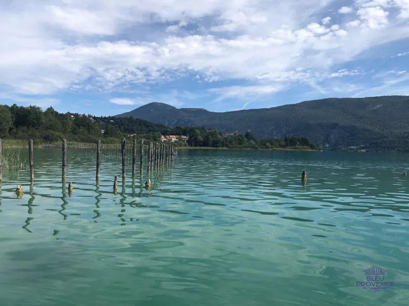Eaux limpides du Lac d'Aiguebelette à Lépin-le-Lac