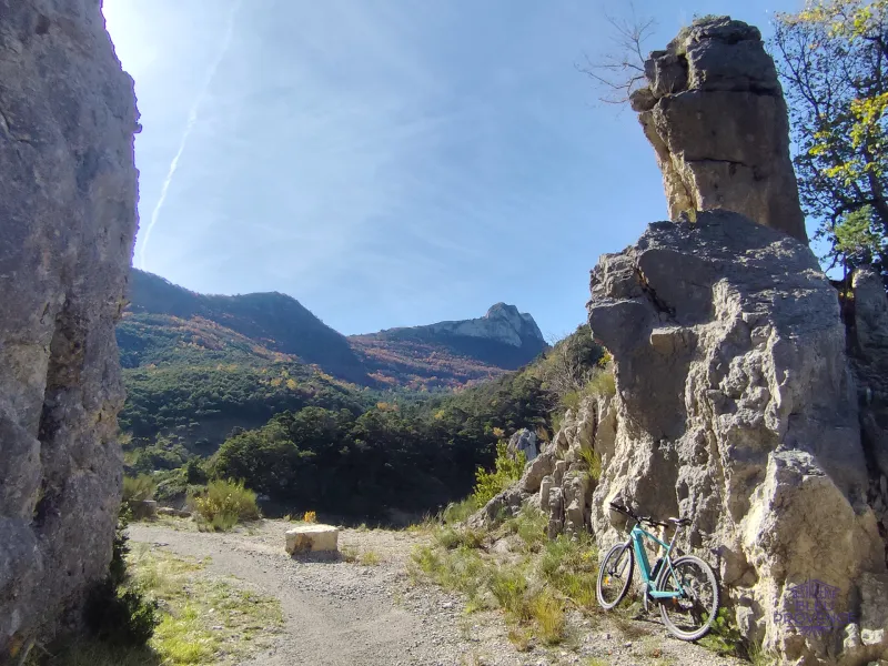 Dans le col des Tourettes