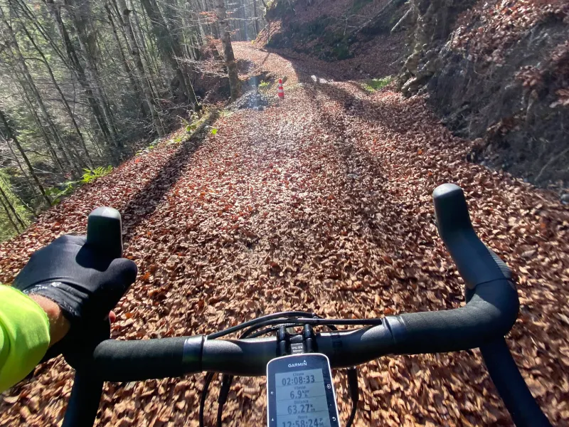 Gravel hors saison dans la Vallée de la Dranse