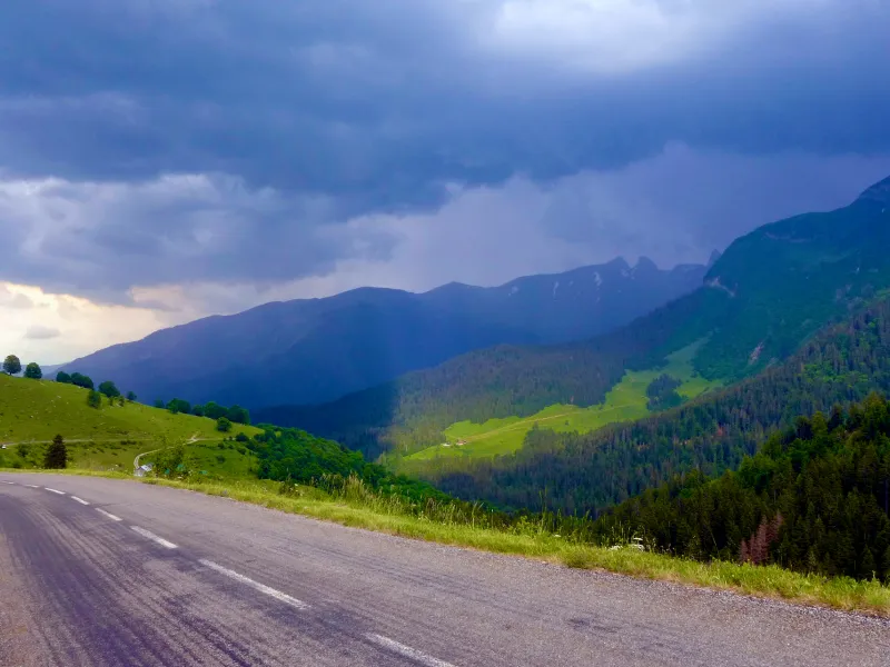 Gros temps sur le Reposoir