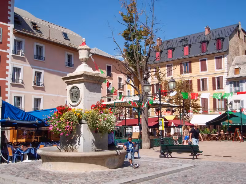 La charmante et colorée ville de Barcelonnette