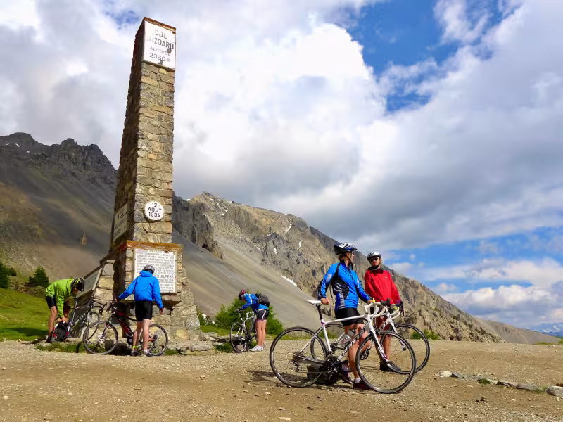 Passage au col d'Izoard 2360 m