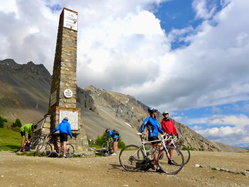 Passage au col d'Izoard 2360 m