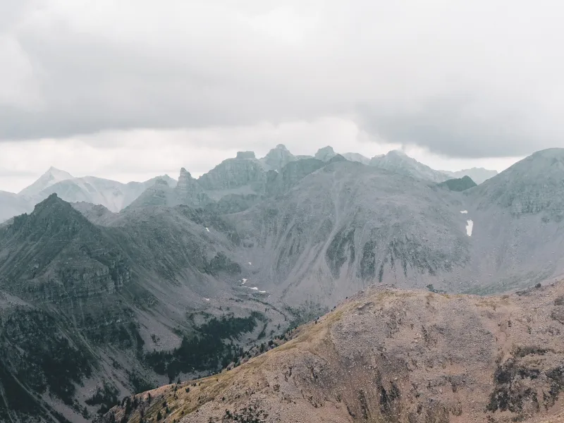Vue depuis le sommet de la Bonette