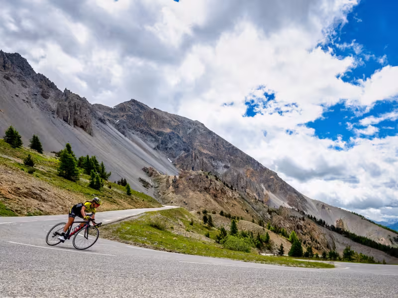 Descente du versant sud du col d'Izoard