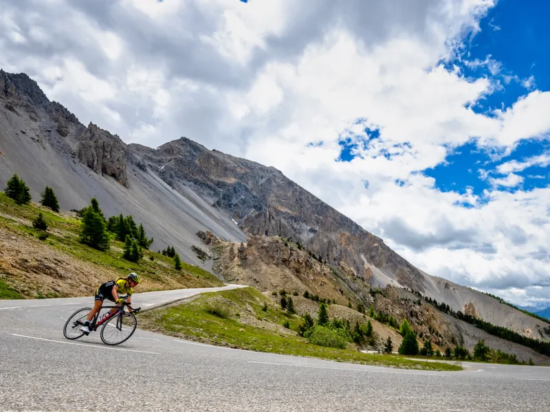 Descente du versant sud du col d'Izoard