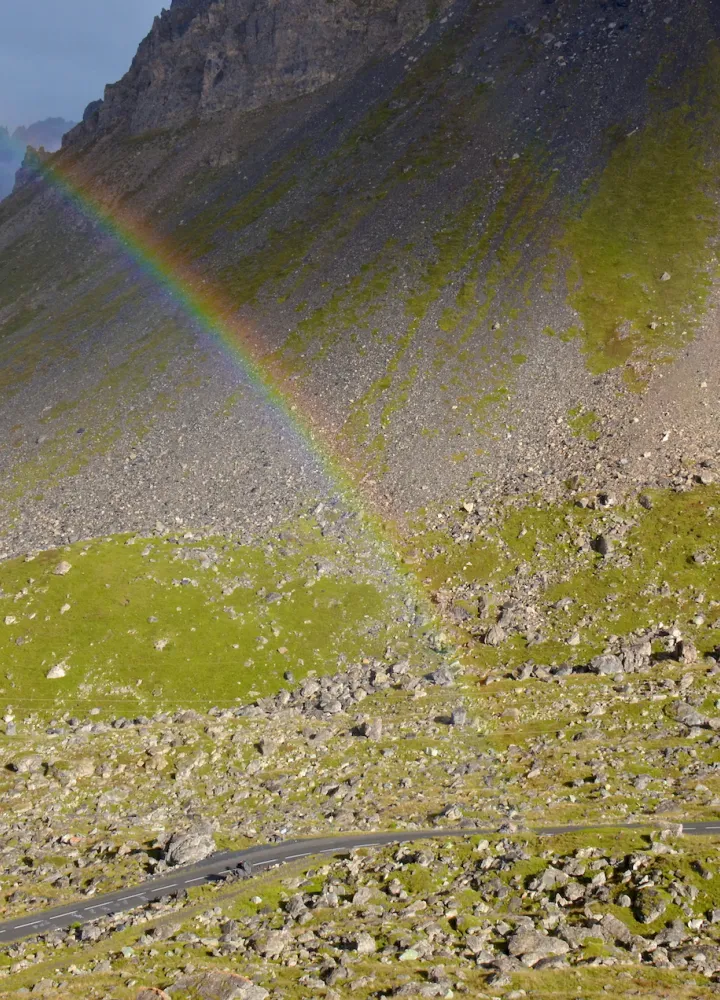 Arc-en-ciel sur les Granges du Galibier