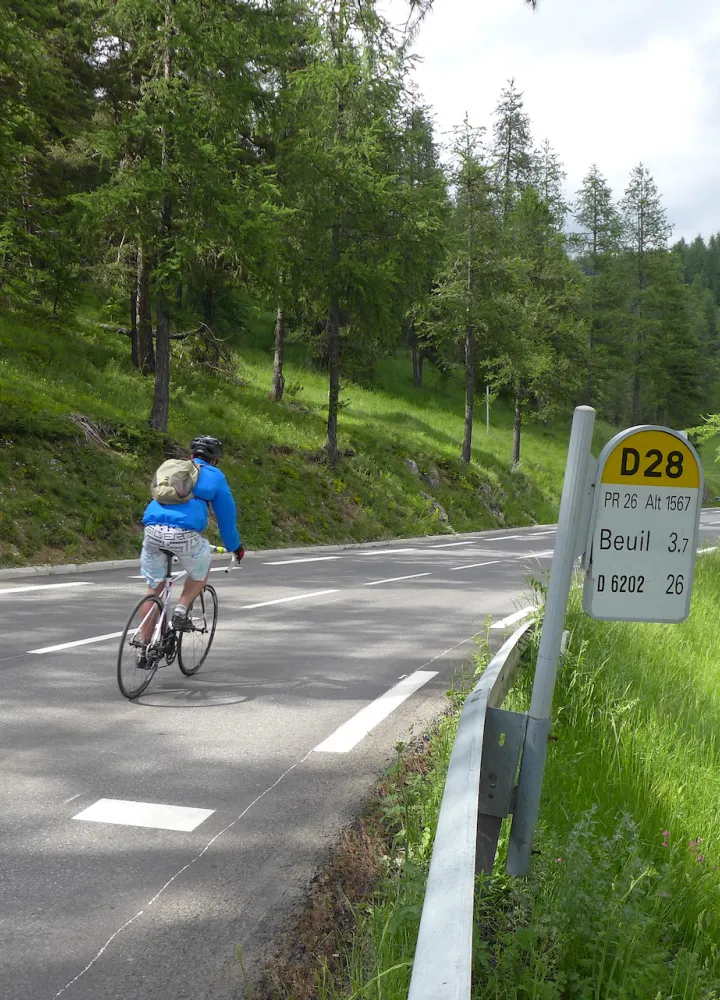 Au départ de Valberg vers le Col de la Couillole