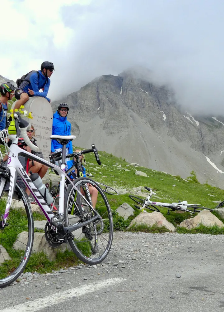 Célébration du passage du col de la Cayolle