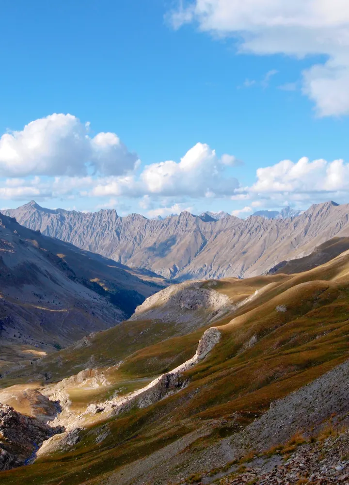 Cimes du Parc du Mercantour depuis le Col de la Bonette