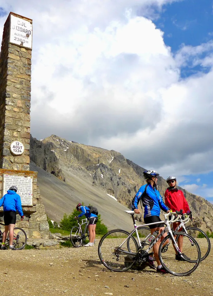 Passage au col d'Izoard 2360 m