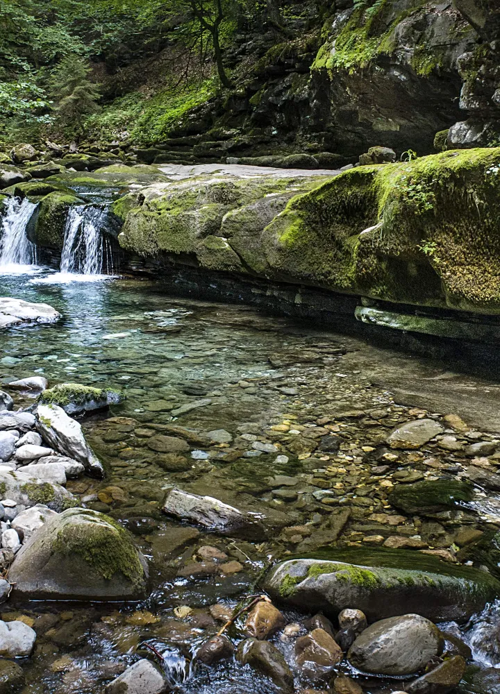 Saint Jean de Sixt pont rivière