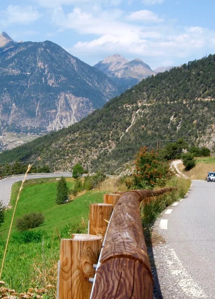 Premières rampes du col de Vars