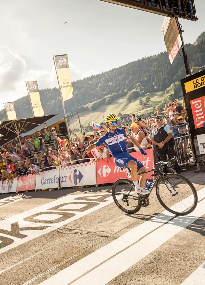 Arrivée du Tour de France au Grand Bornand