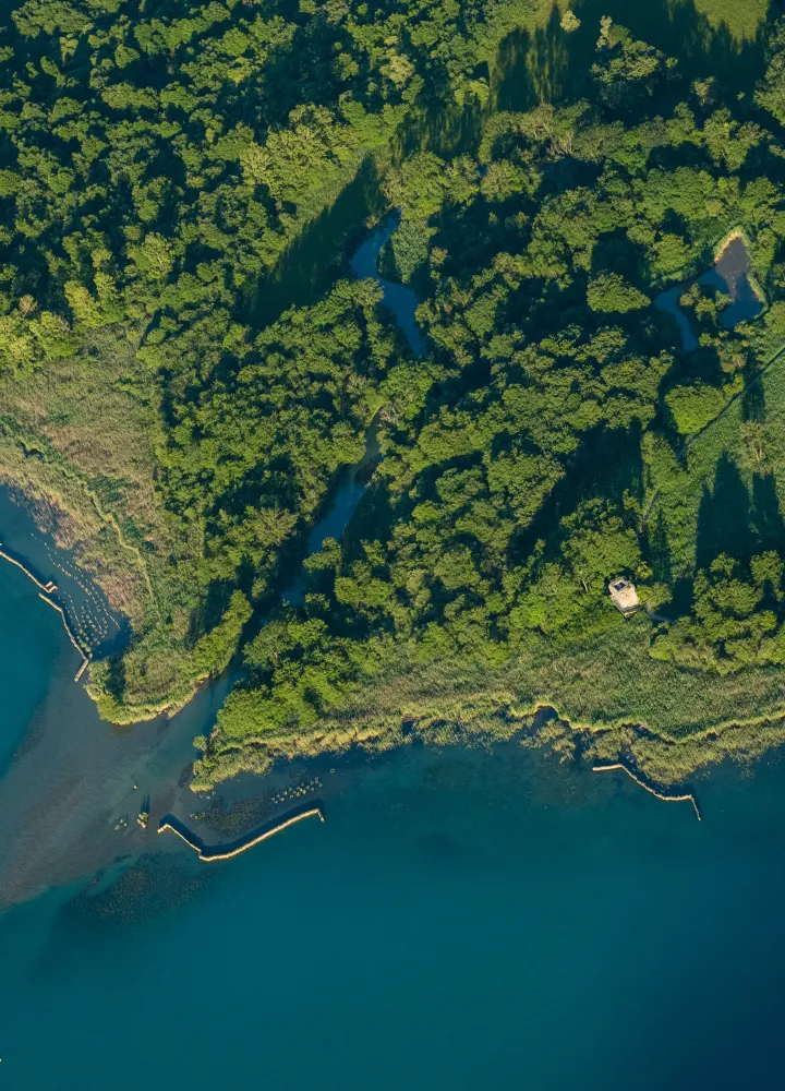 Doussard vu du ciel