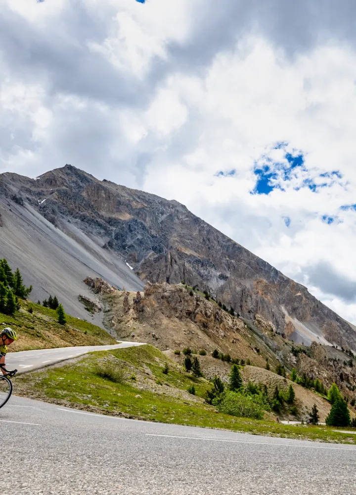 Descente du versant sud du col d'Izoard