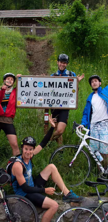 Célébration au passage du col Saint-Martin