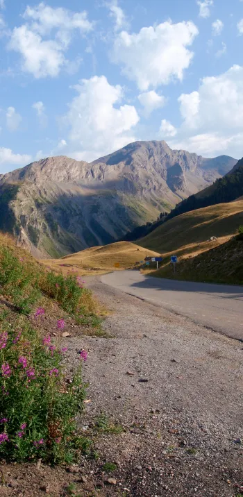 Versant sud du Col de Vars côte Ubaye