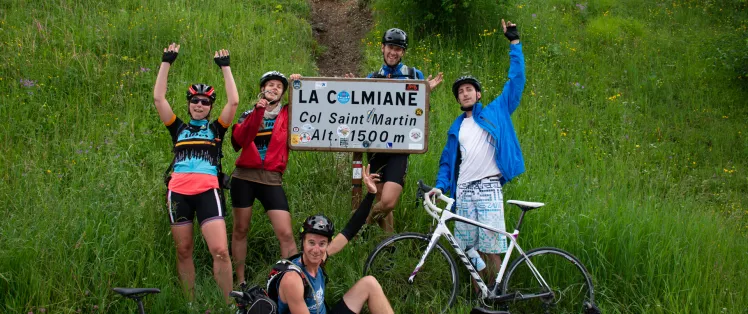 Célébration au passage du col Saint-Martin