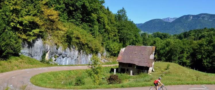 La montée du col du Frêne