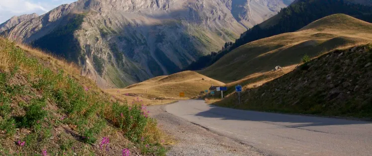 Versant sud du Col de Vars côte Ubaye