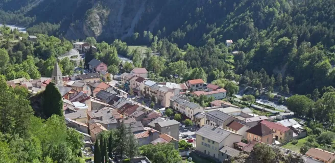 vue depuis la route de Bouchanières