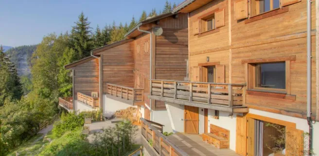 Vue extérieure du chalet