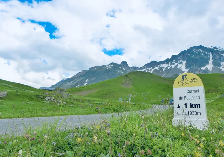 Sommet verdoyant du Cormet de Roselend