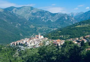 La Bollène-Vésubie dans les Alpes Maritimes