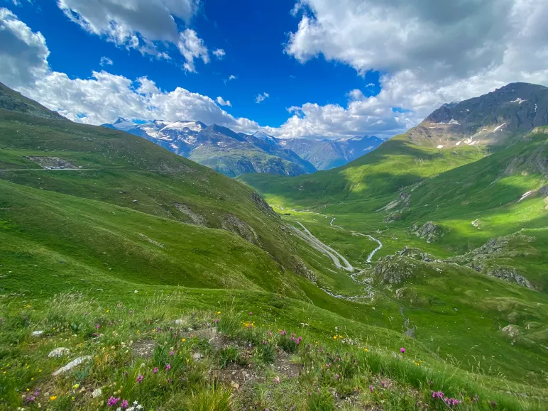 Parc National de la Vanoise depuis le Col de l'Iseran